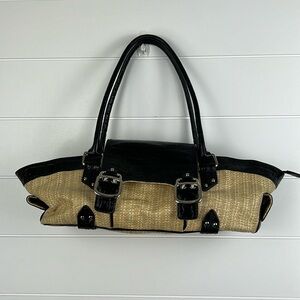 Cole Haan Amanda straw handbag